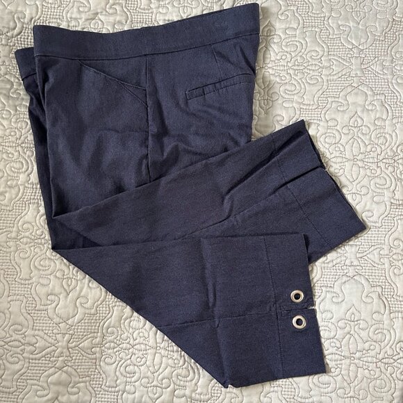 89th & Madison Capris, deep navy, elastic waist, size M - Picture 2 of 6